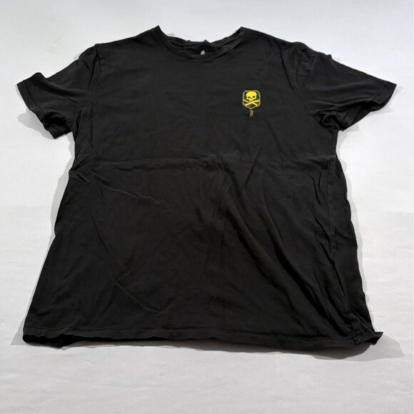 G/Fore Golf Pickleball Anyone Black Crew Short Sleeve Active T-shirt Tee Sz S - Picture 1 of 8